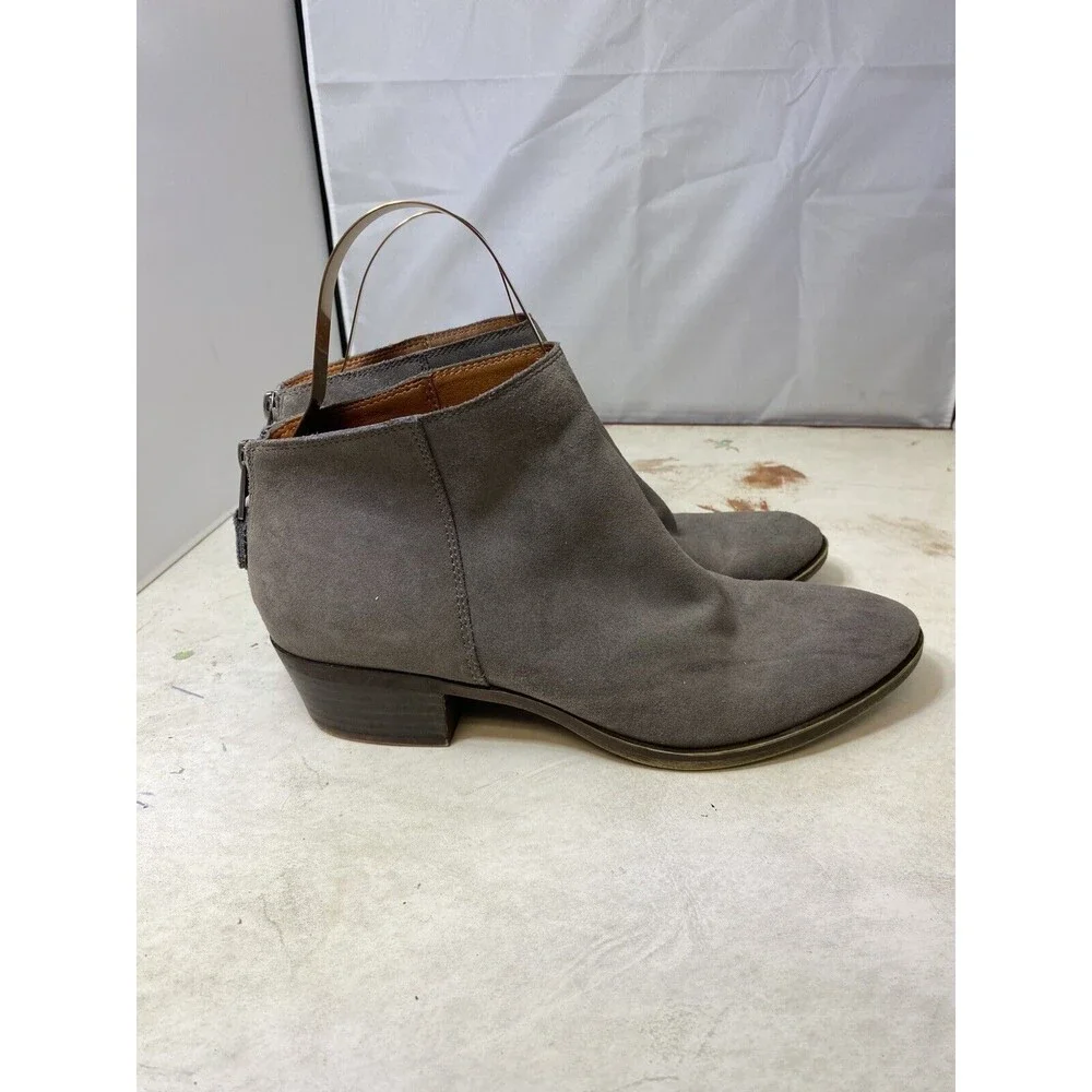 LUCKY BRAND Shoes Womens US 9 Gray Bremma Booties Ankle Boots